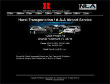 Tablet Screenshot of hurstlimo.com